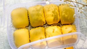 cara makan pancake durian